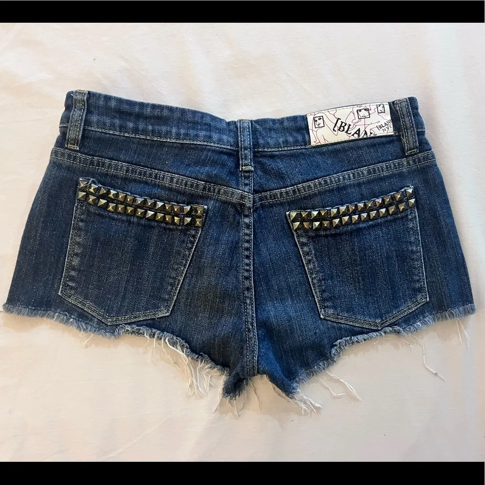 Blank Jean Shorts Woman Size 27 - Image 3