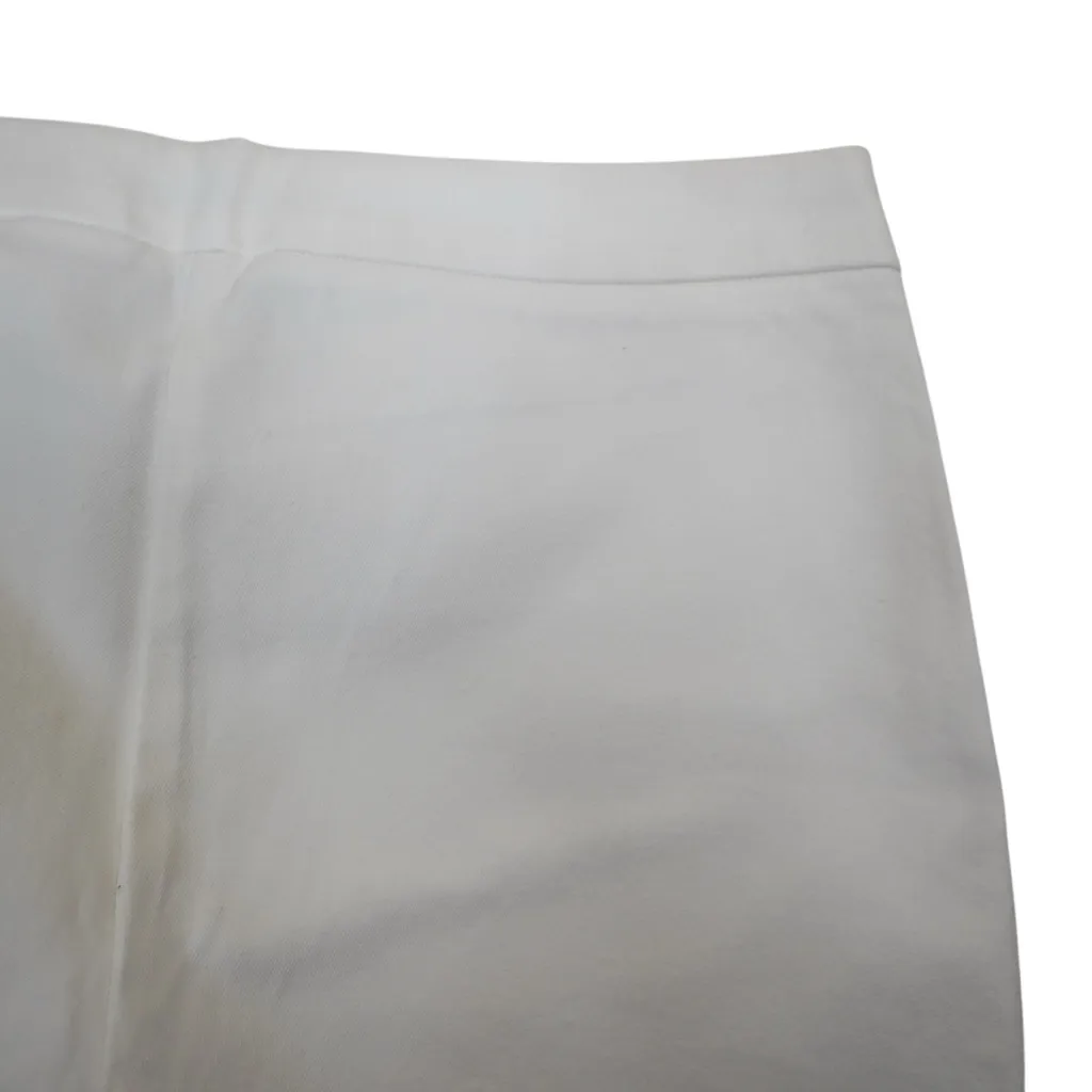 Chico's Women's M Chico's 1.5 White Ankle Zip Pants - Image 7