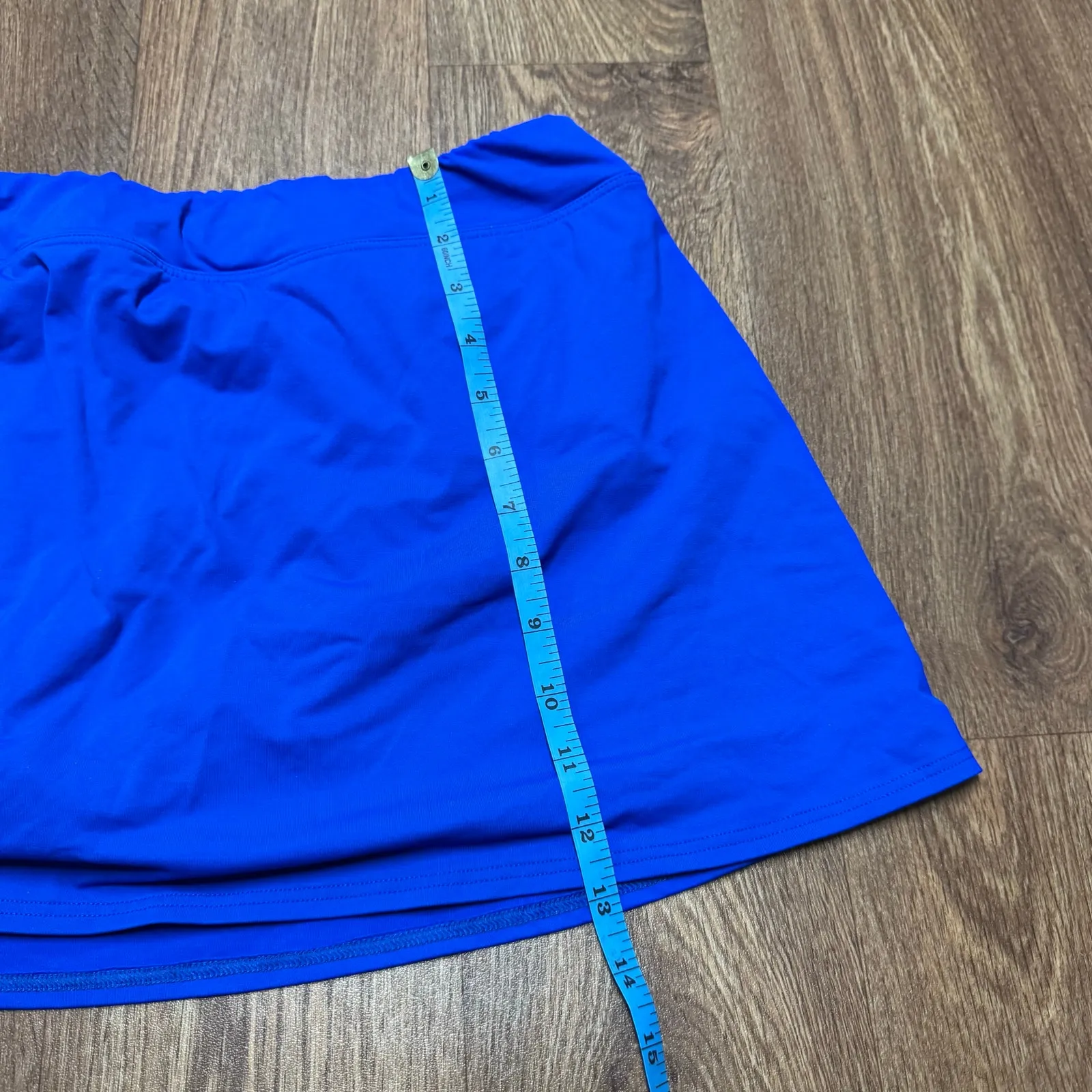 Lands End Womens Royal Blue Swim Skirt Attached Brief Suit Bottom Plus Size 18W - Image 5