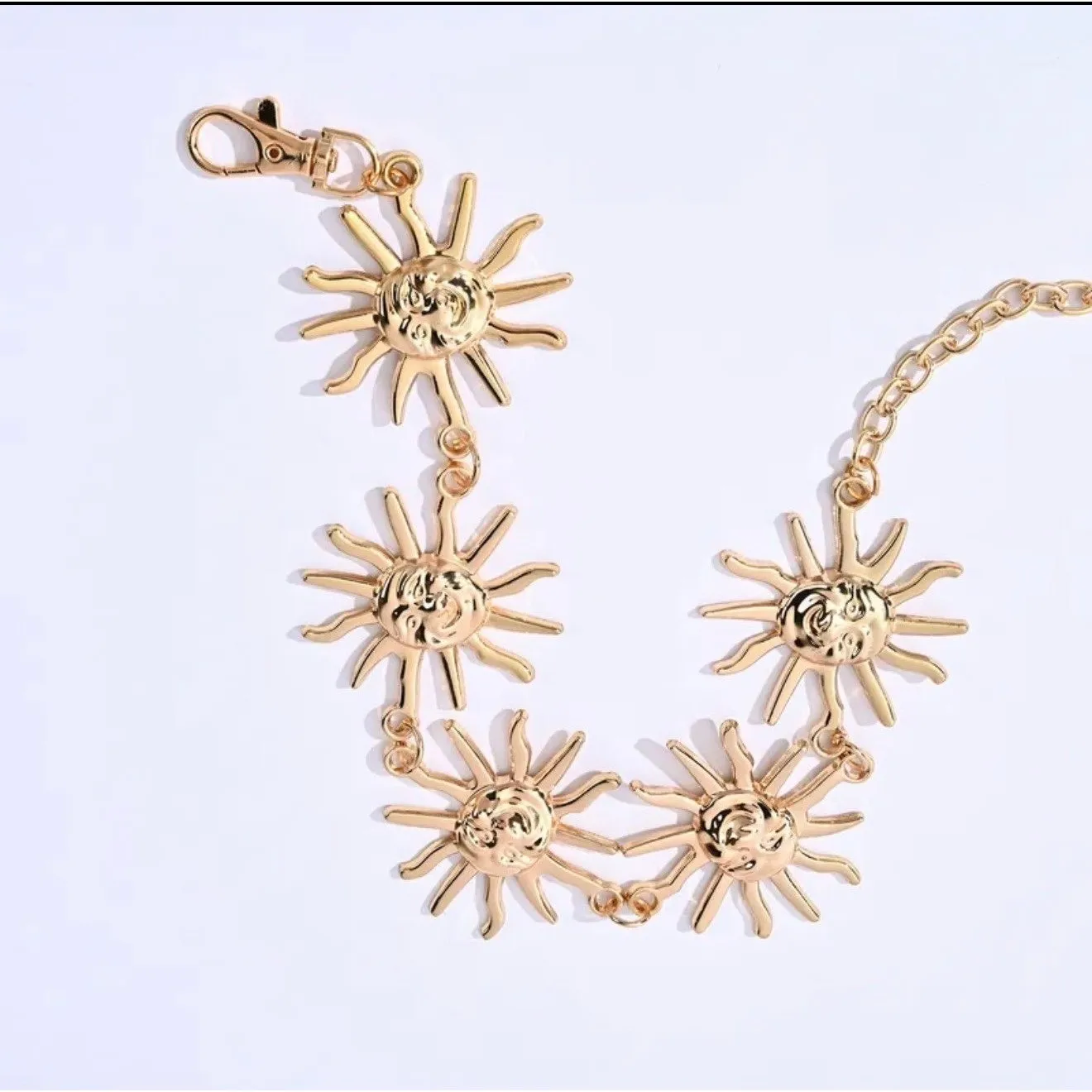 Gold Sun Waist Chain Belt Retro Boho Body Jewelry‎ Gift Ready Accessory - Image 4