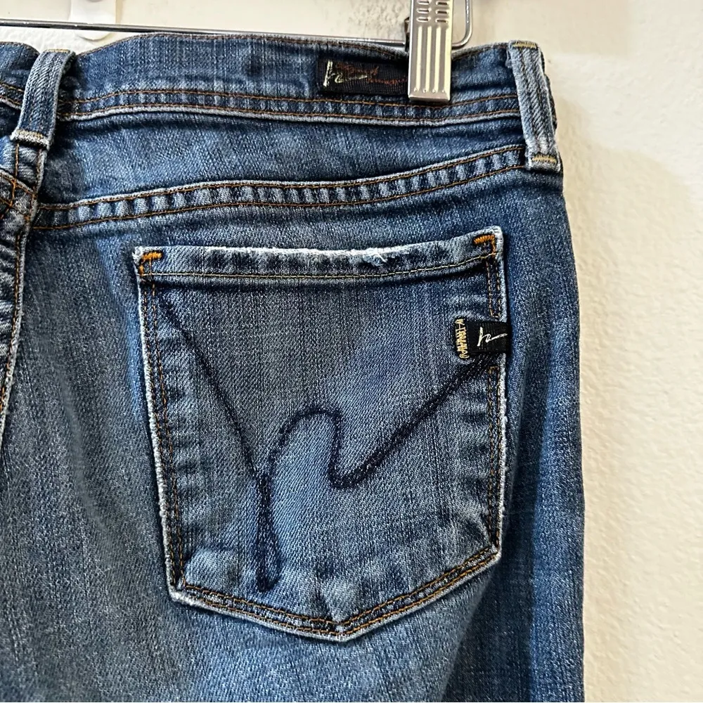 Citizens of Humanity Ingrid Low Waist Flare Jeans Denim Size 27 - Image 7