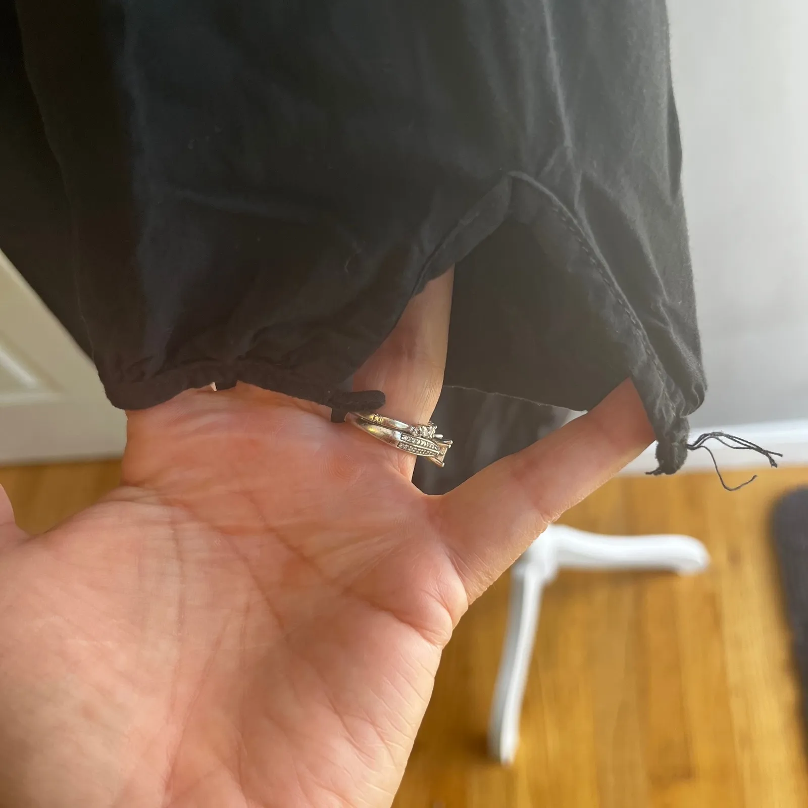 JodiFl Black Dress Lace Sequin Embellished Long Sleeve Tunic Dress Whimsigoth - Image 6