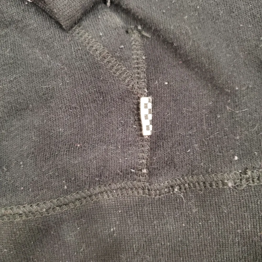 Vans Off The Wall Black Pullover Sweatshirt Size XS - Image 4