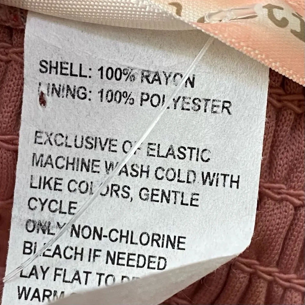 BOG Collective Floral Shirred Square Neck Puff Sleeve Mini Dress M Size M - Image 10