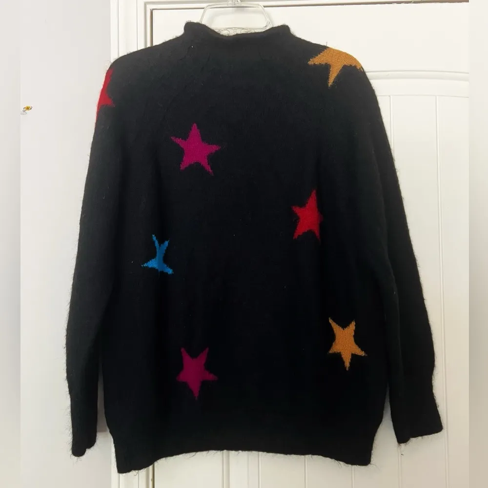 VEDA Star Party Big Bend Alpaca Wool Sweater Black Size XXL - Image 7