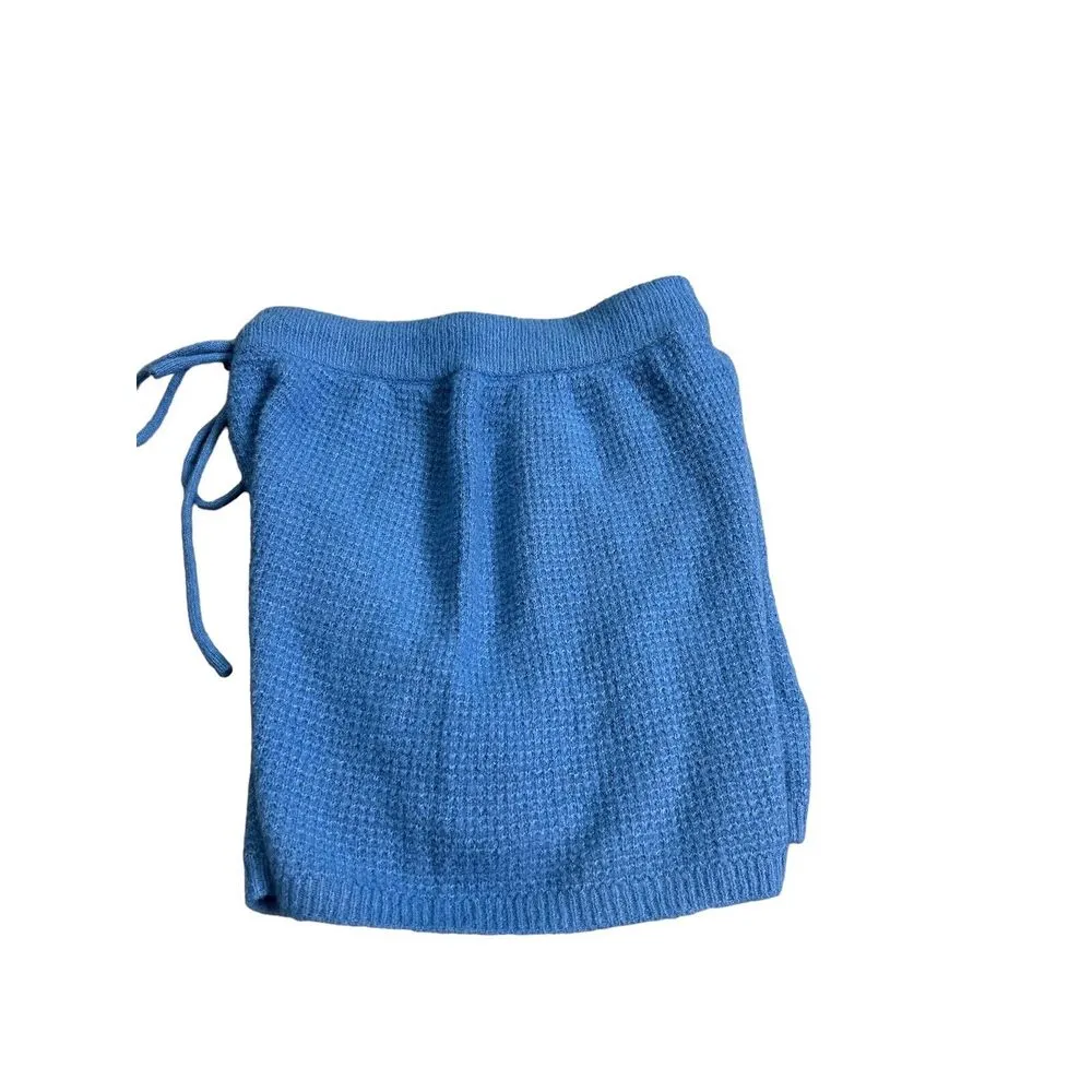 Anthropologie - Saturday‎ Sunday Waffle Knit Shorts Blue - Size X-Small - Image 3