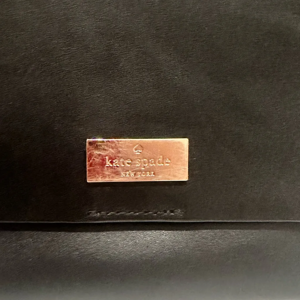 Kate Spade Madie Putnam Drive Leather Crossbody Bag Black and Hot Pink - Image 5