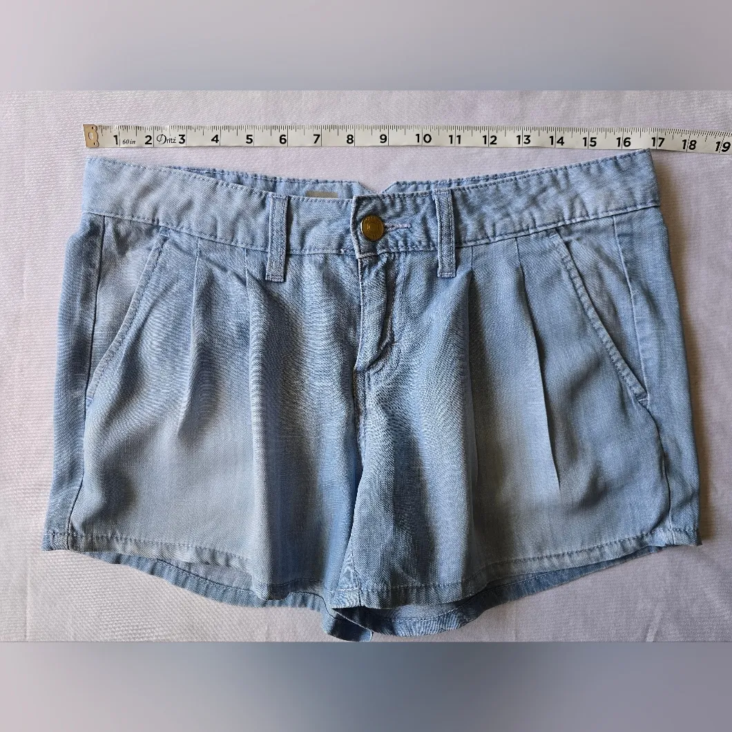 Mossimo Premium Denim Light Washed Shorts‎ Size 8 Blue - Image 5