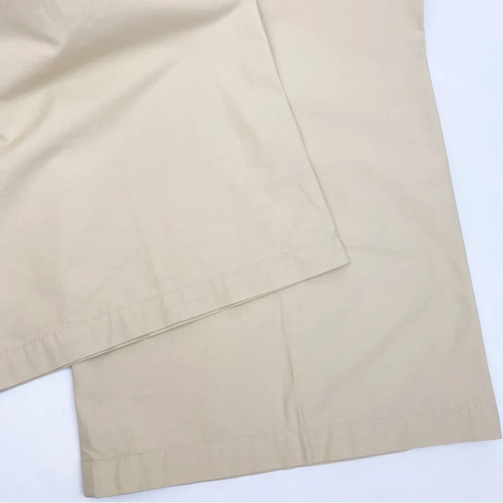 Levi's Premium Pleated High Loose Pants: Crisp Twill Semolina - Khaki Tan Beige - Image 10