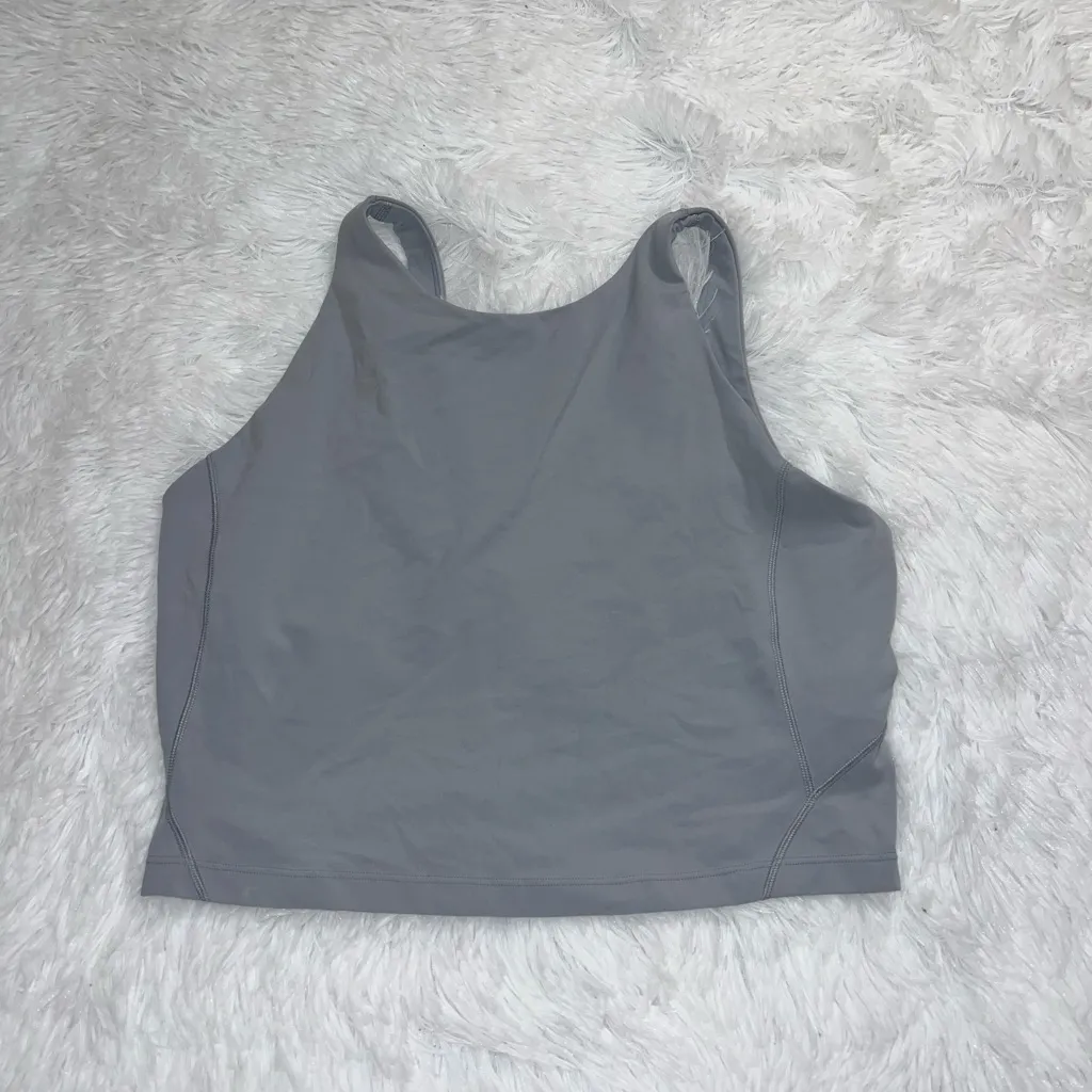 Lululemon Alight High Neck Tank in Rhino Gray size 12 - Image 3