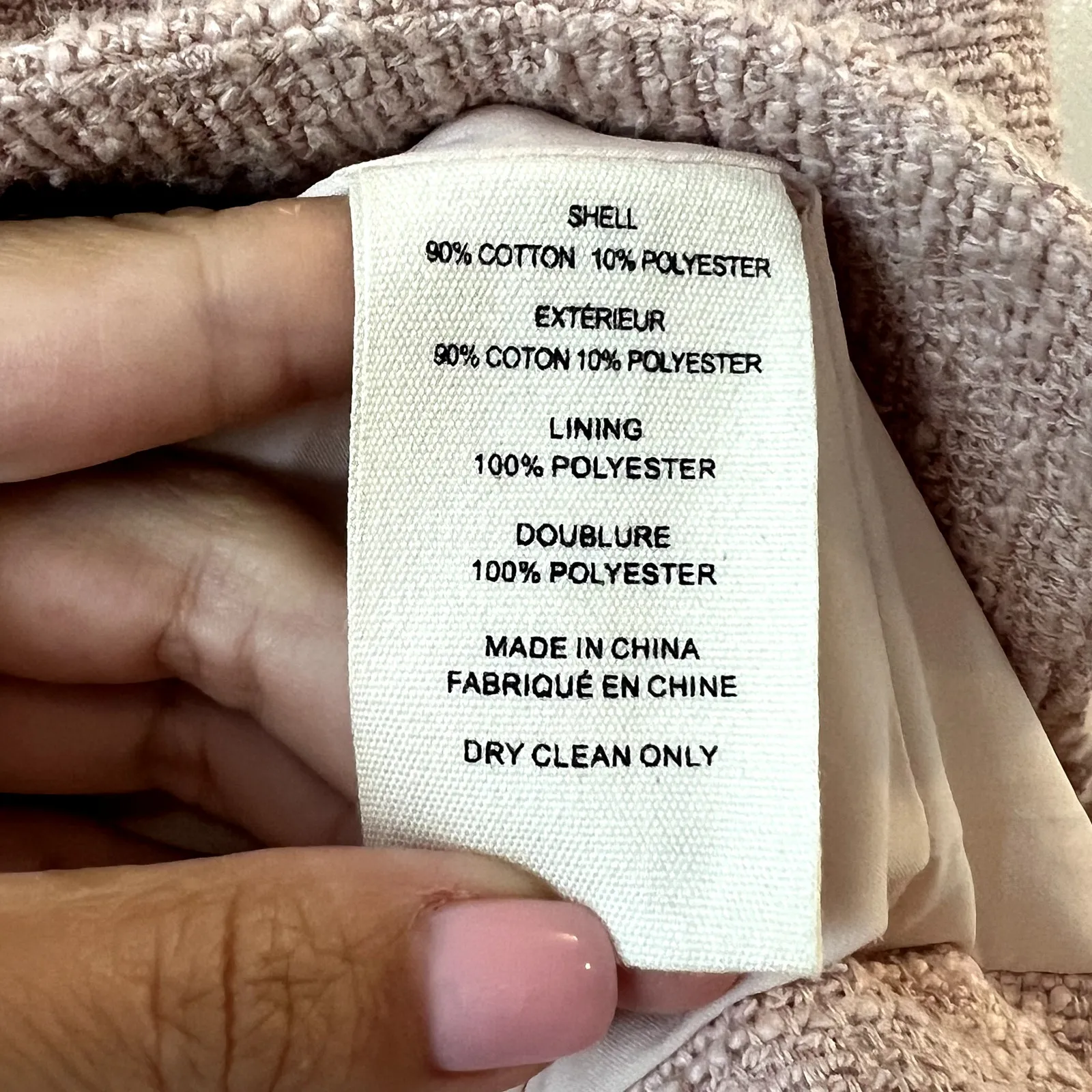 L'agence Kenzie Petal Light pink Double Breasted Jacket blazer size 2 C11 - Image 4