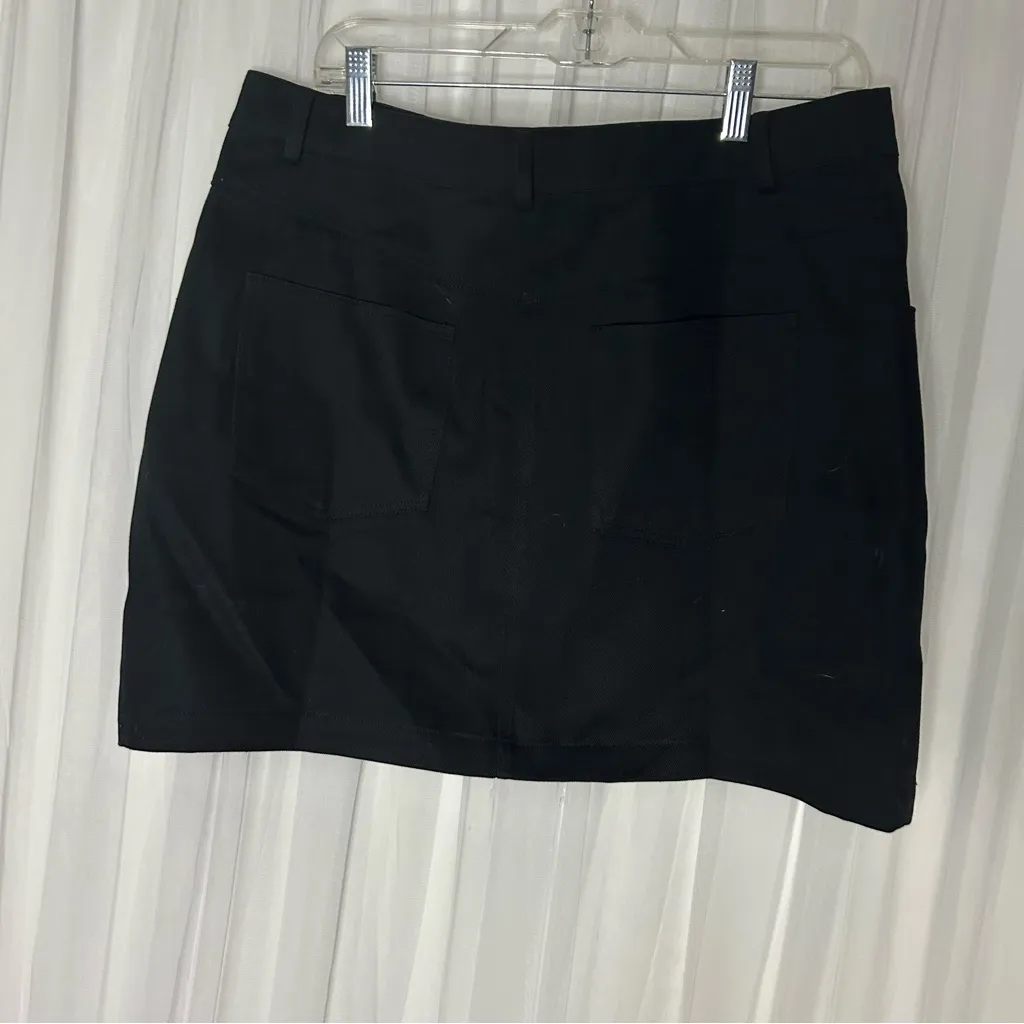 Vici Black Denim Mini Skirt Casual - Image 3