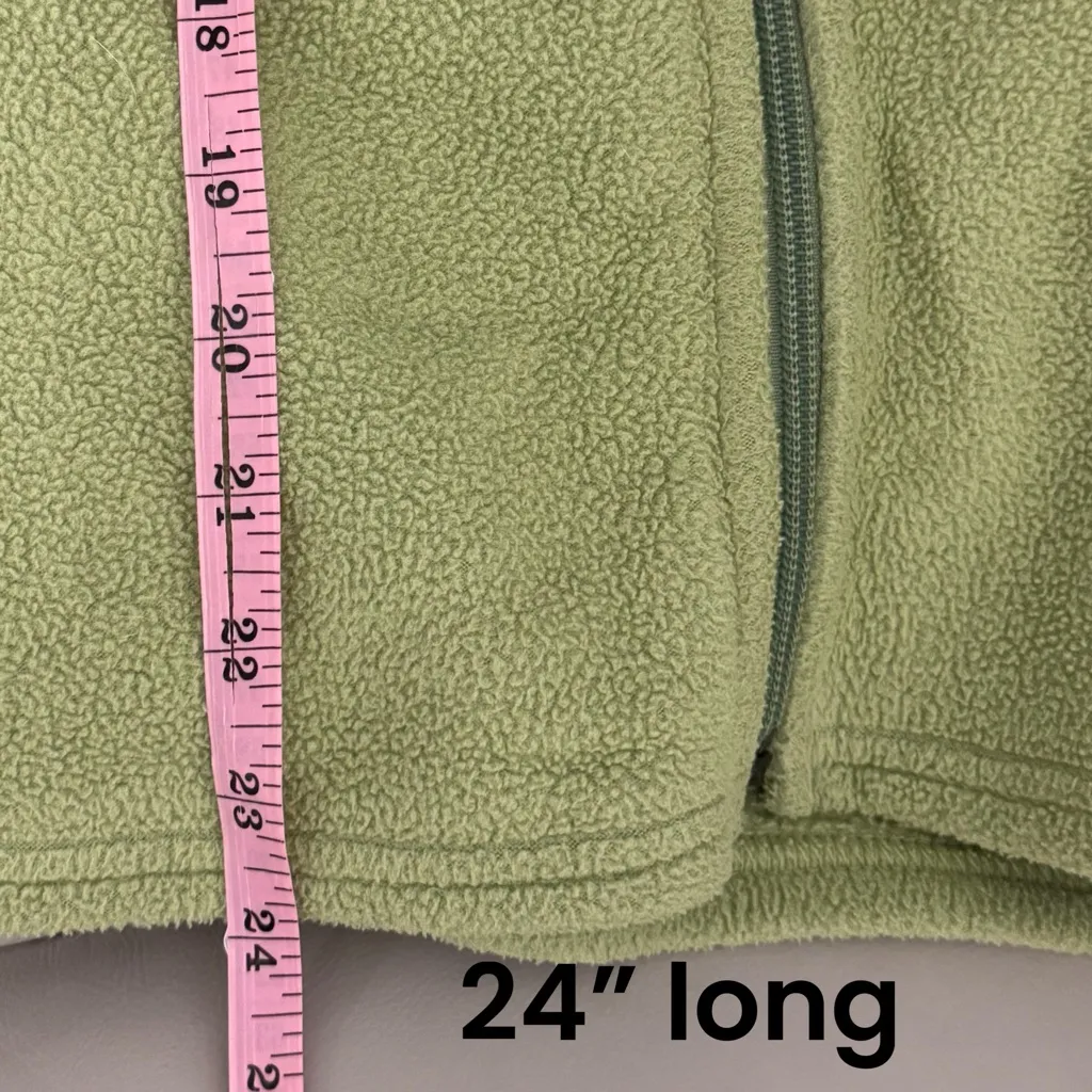 Patagonia Los Gatos Vest Womens Sz Medium Olive Outdoor Hiking Active Fleece - Image 9