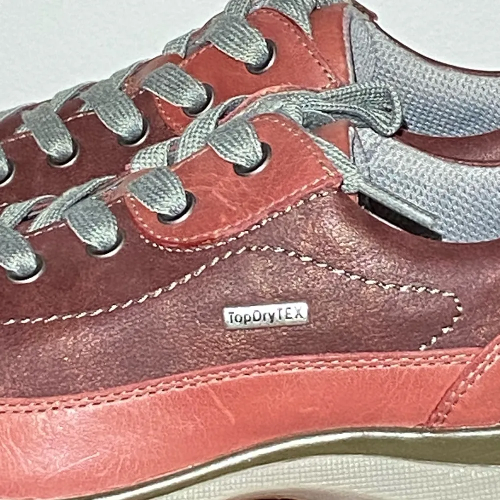 Romika by Josef Seibel Gabriele 17 leather / suede sneaker. Waterproof size 6 Red - Image 5