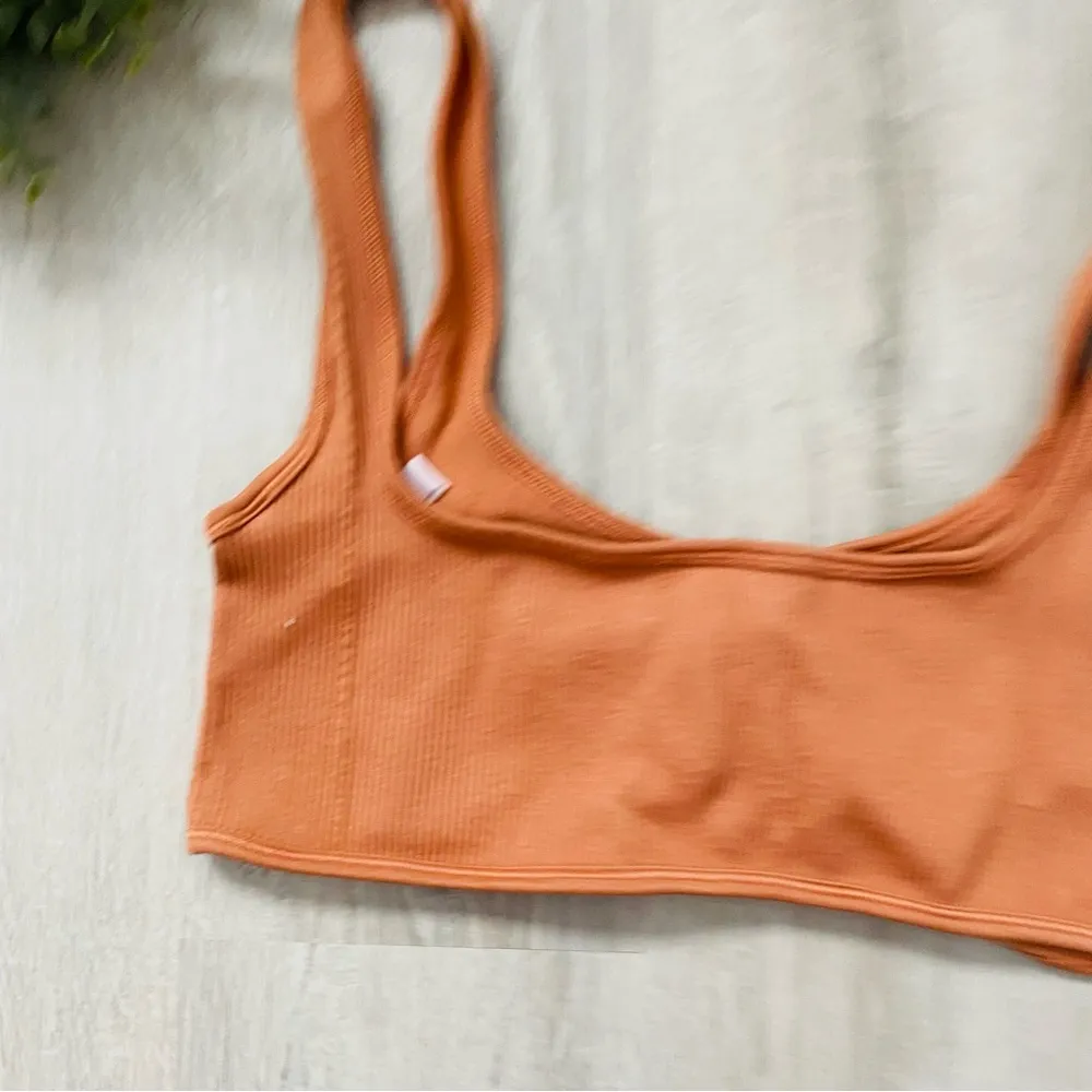 Urban Outfitters Pullover Bralette Orange Sz XL - Image 4