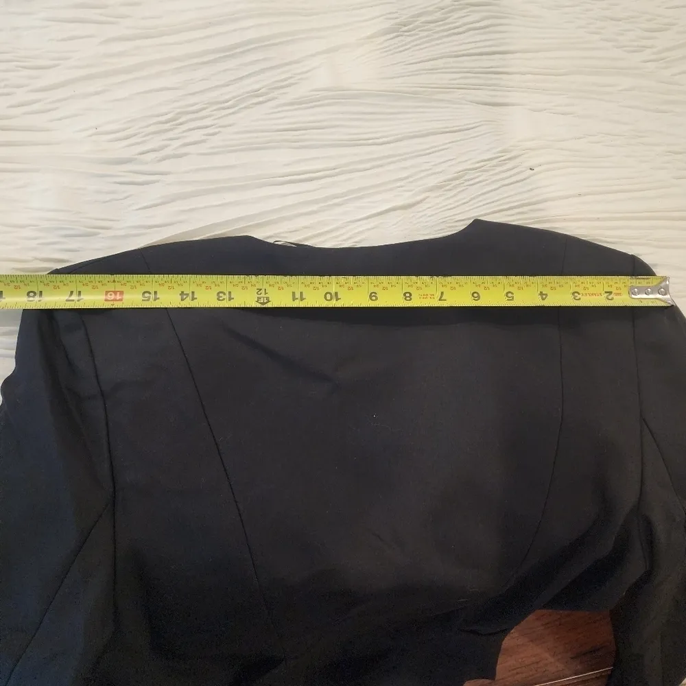 River Island black belt gold zipper detail moto light Jersey jacket blazer 14 - Image 16