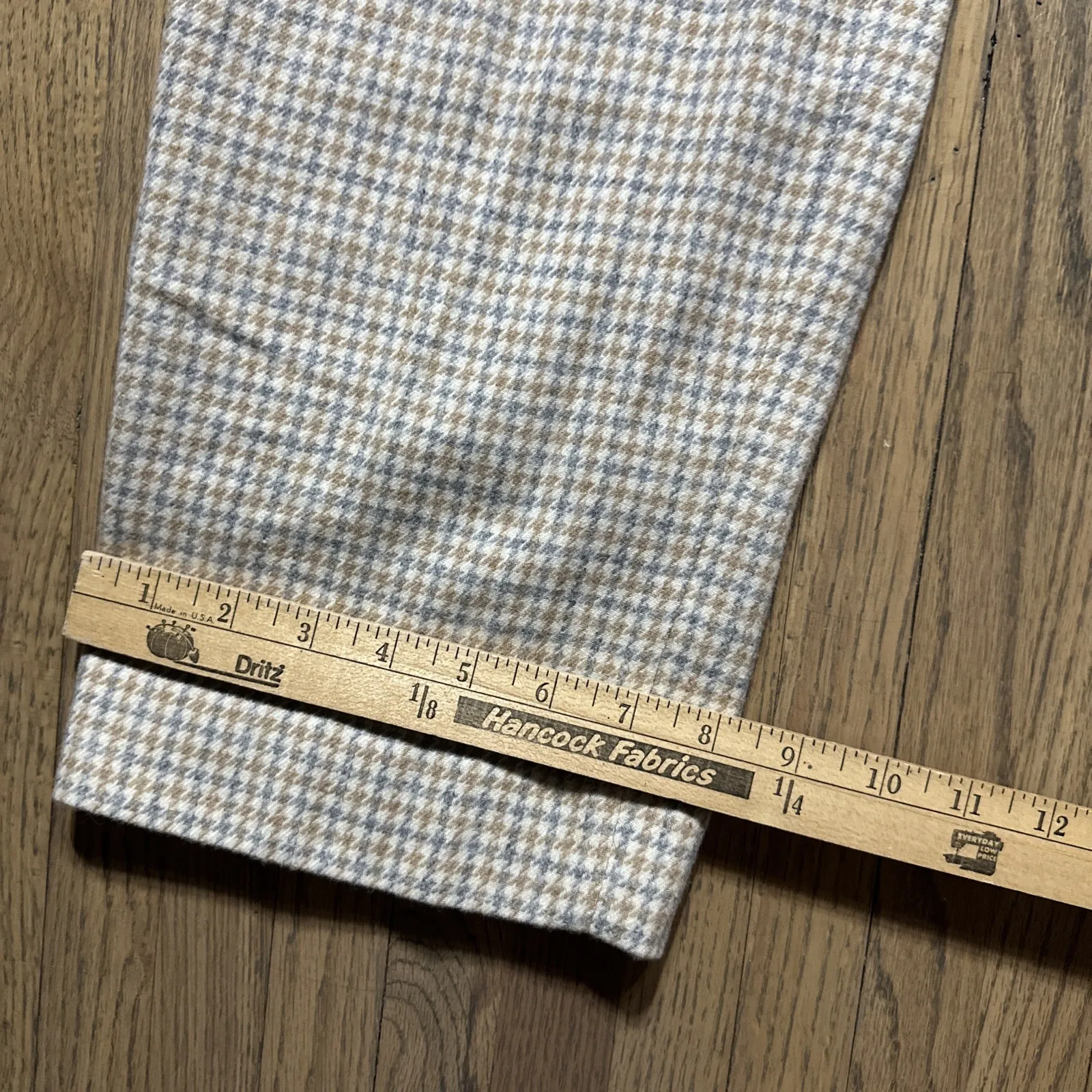 Pendleton Women's Authentic Plaid Pants 100% Virgin Wool Slacks Size 12 - Image 9