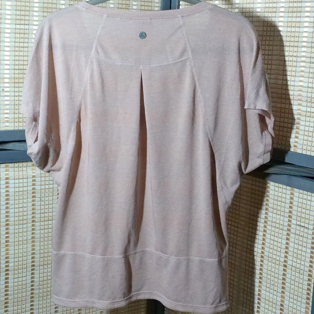 Prana Light Pink Athletic Tee - Image 2