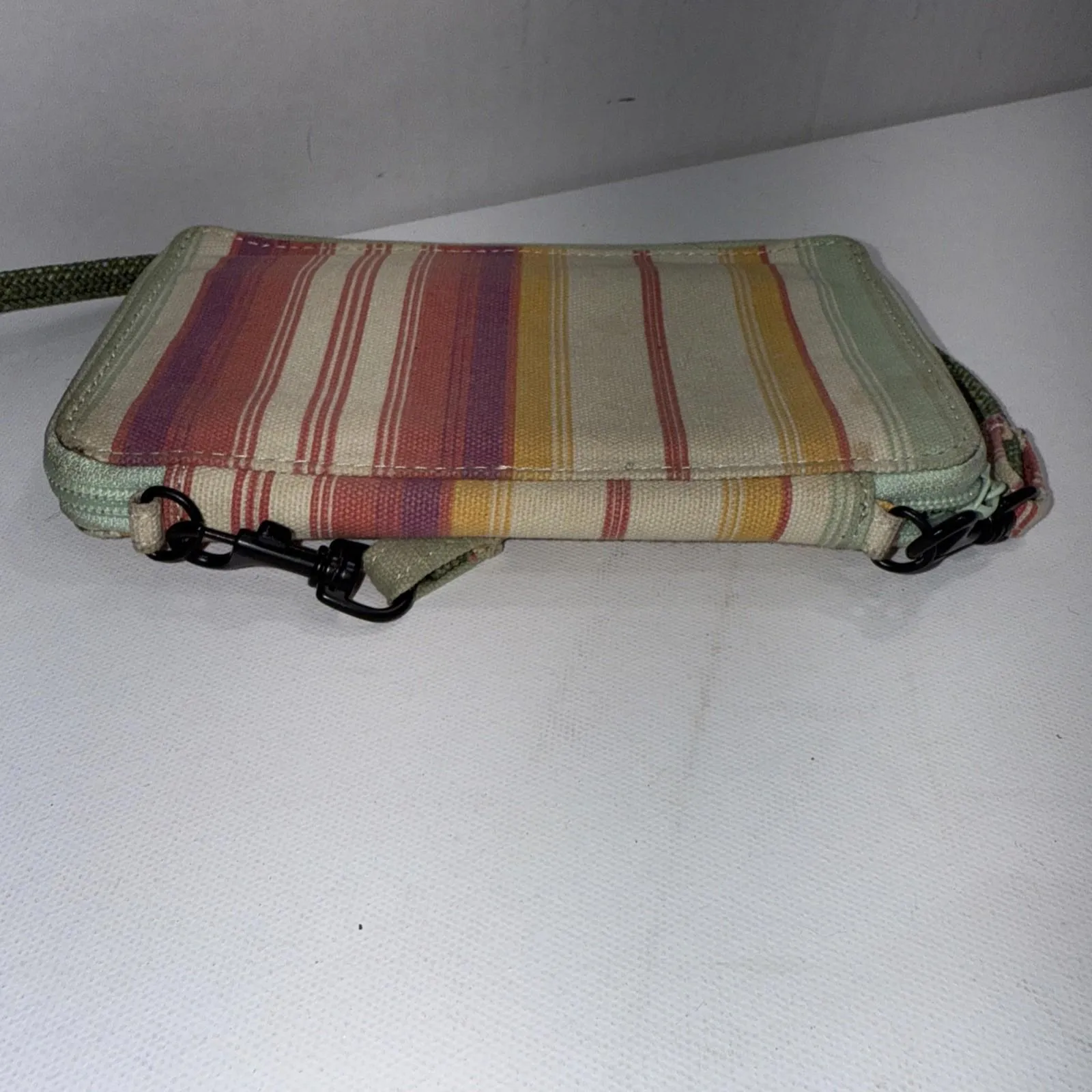 Kavu Go Time Minimalist Crossbody Wallet Striped Gorpcore Travel Outdoor Purse - Image 15