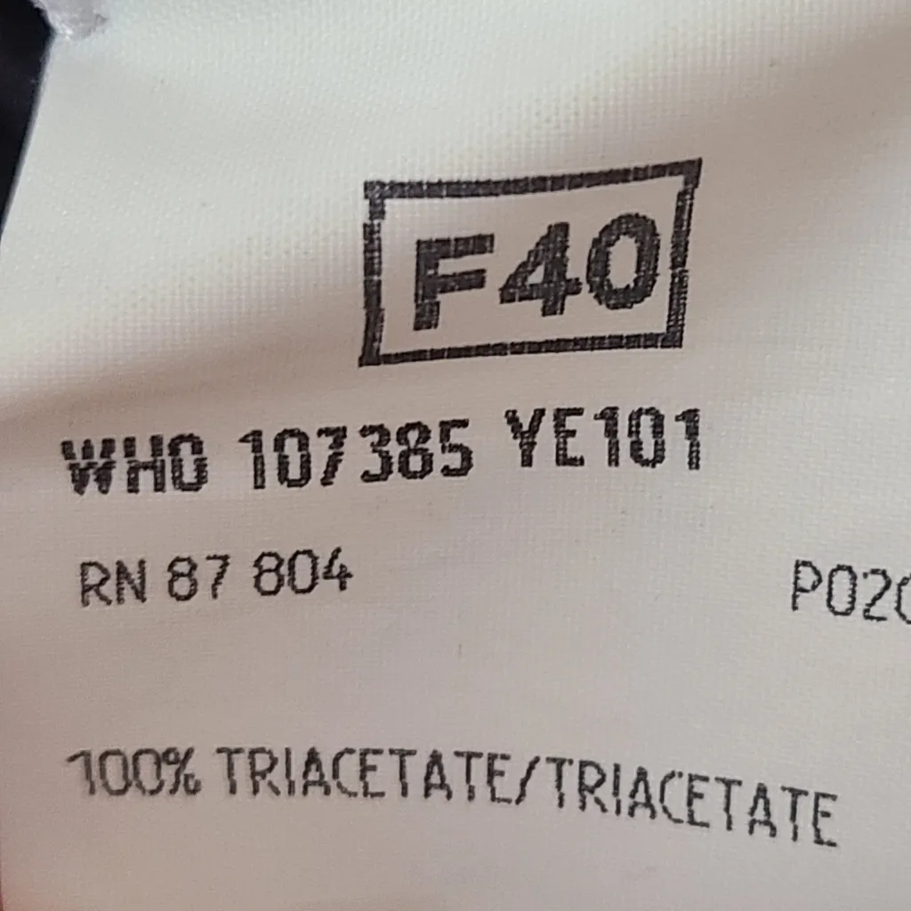 Yves Saint Laurent YSL‎ Rive Gauche High Rise Black Tuxedo Pant Size EU 40 - Image 10