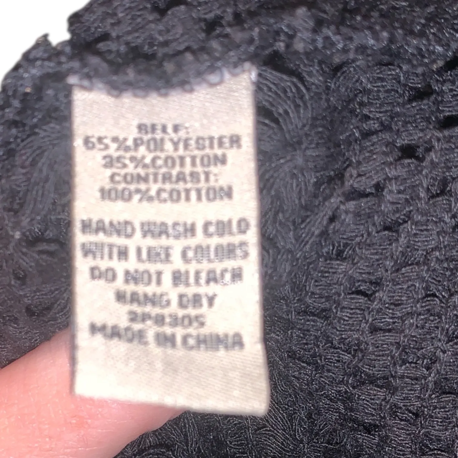 Foreign Exchange Crochet boho style sleeveless open knit button down top - Image 7