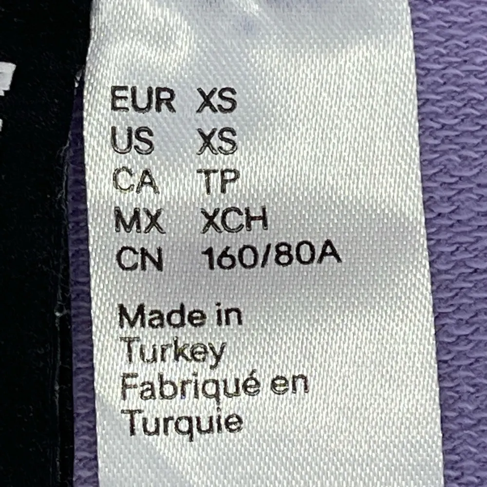 Divided size extra small cropped zip up hoodie - Image 4