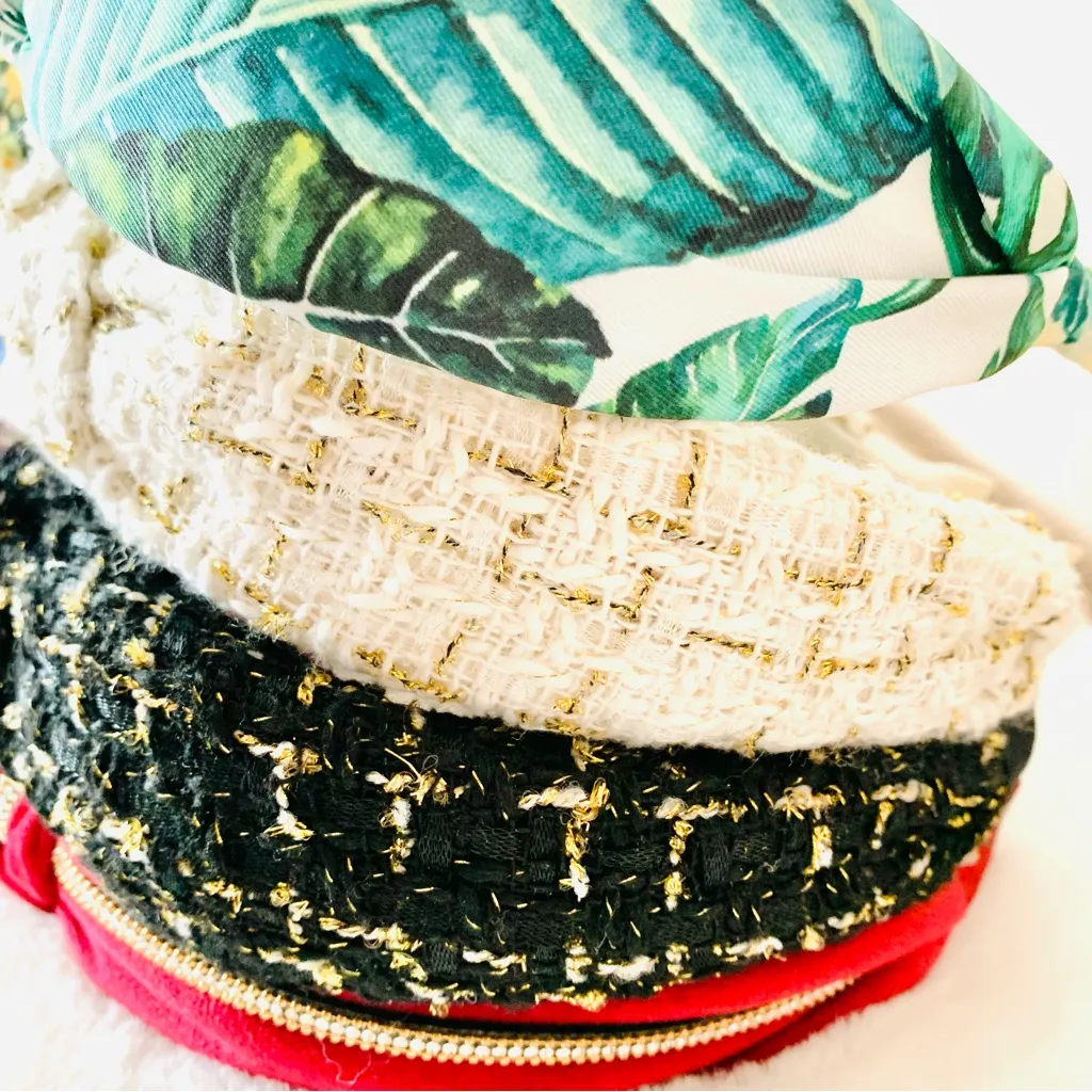 Colorful Headband Bundle. Yellow - Image 4