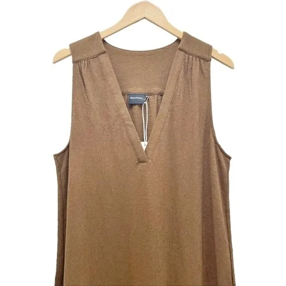 NWT Richer Poorer Vacation Dress Morning Roast Tan Cloudweave Cotton Size XL NEW Brown - Image 7