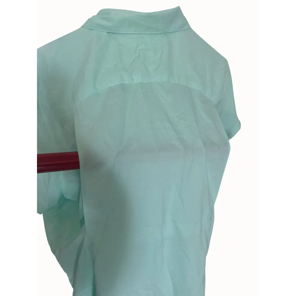 Columbia Sportswear Aqua Womens Short Sleeve button up Shirt XL - Image 6