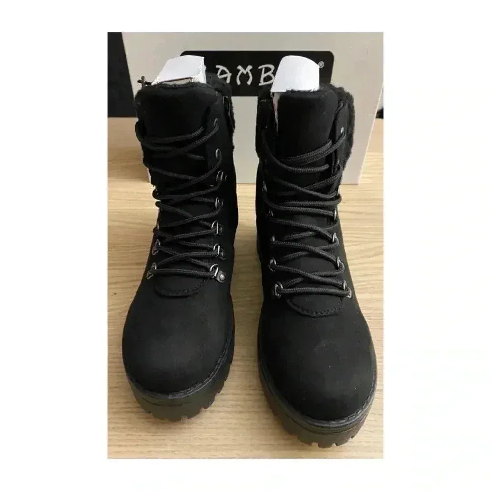 🆕Bamboo Black Smooth Wildone Boots 6🆕 - Image 4