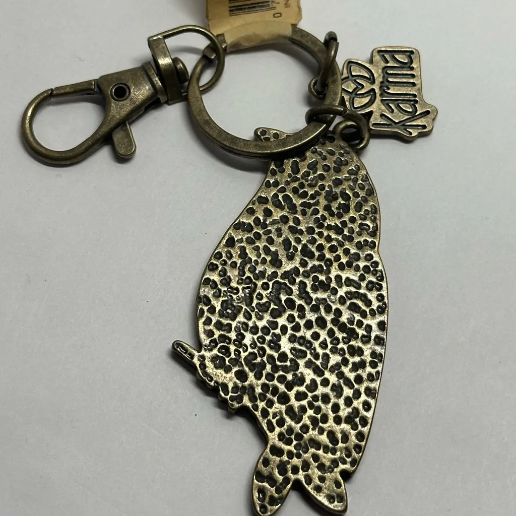 Karma Bird Enamel Key Chain - Image 2