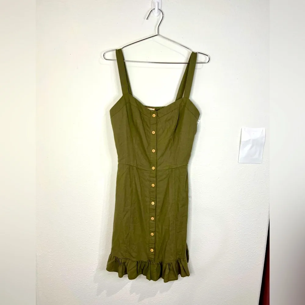 🆕 Angel Kiss Green Button Down Dress - Image 2
