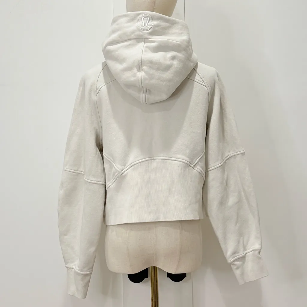 Lululemon Scuba Oversized Full-Zip Hoodie XS Small Mojave Tan Lounge Athleisure - Image 7