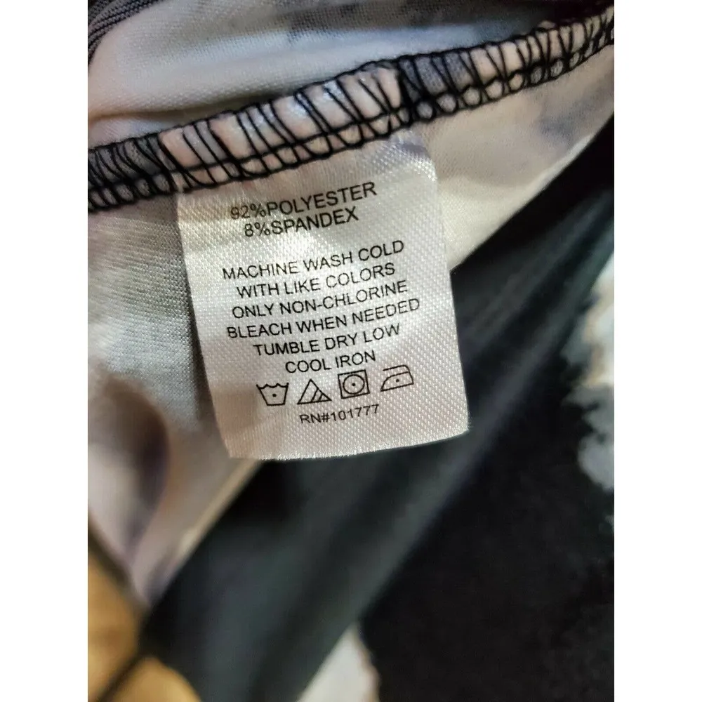 Soybu Women's Black Polyester Square Neck Sleeveless Knee Length Dress Size M - Image 10