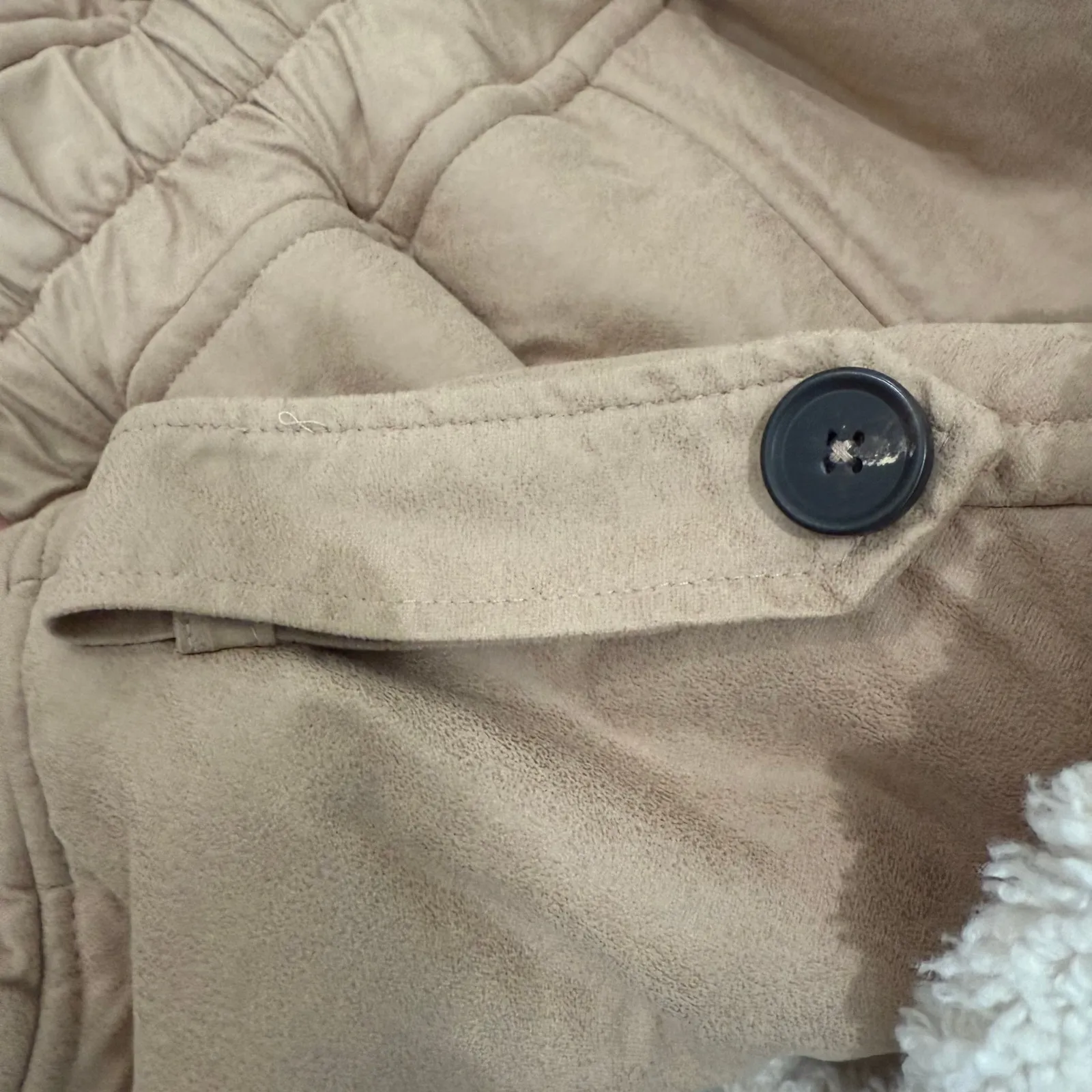 Great Jones Lined Sherpa Coat in Brown, Size S Brown - Image 9