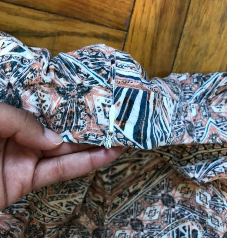 Printed Palazzo Style High Waist Pants - Image 2