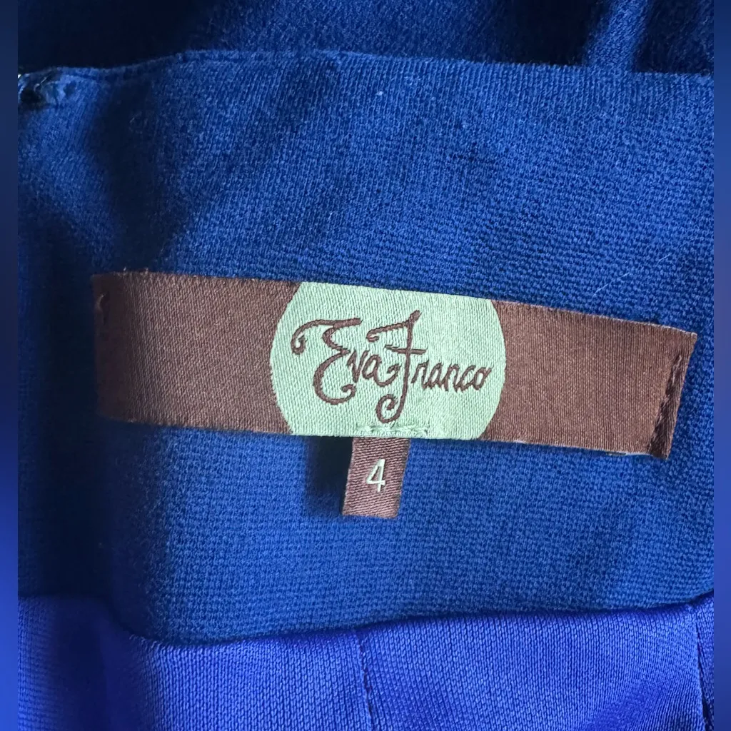 💙Eva Franco for Anthropologie Pencil Skirt 💙 Size 4 ~Royal Blue - Image 11
