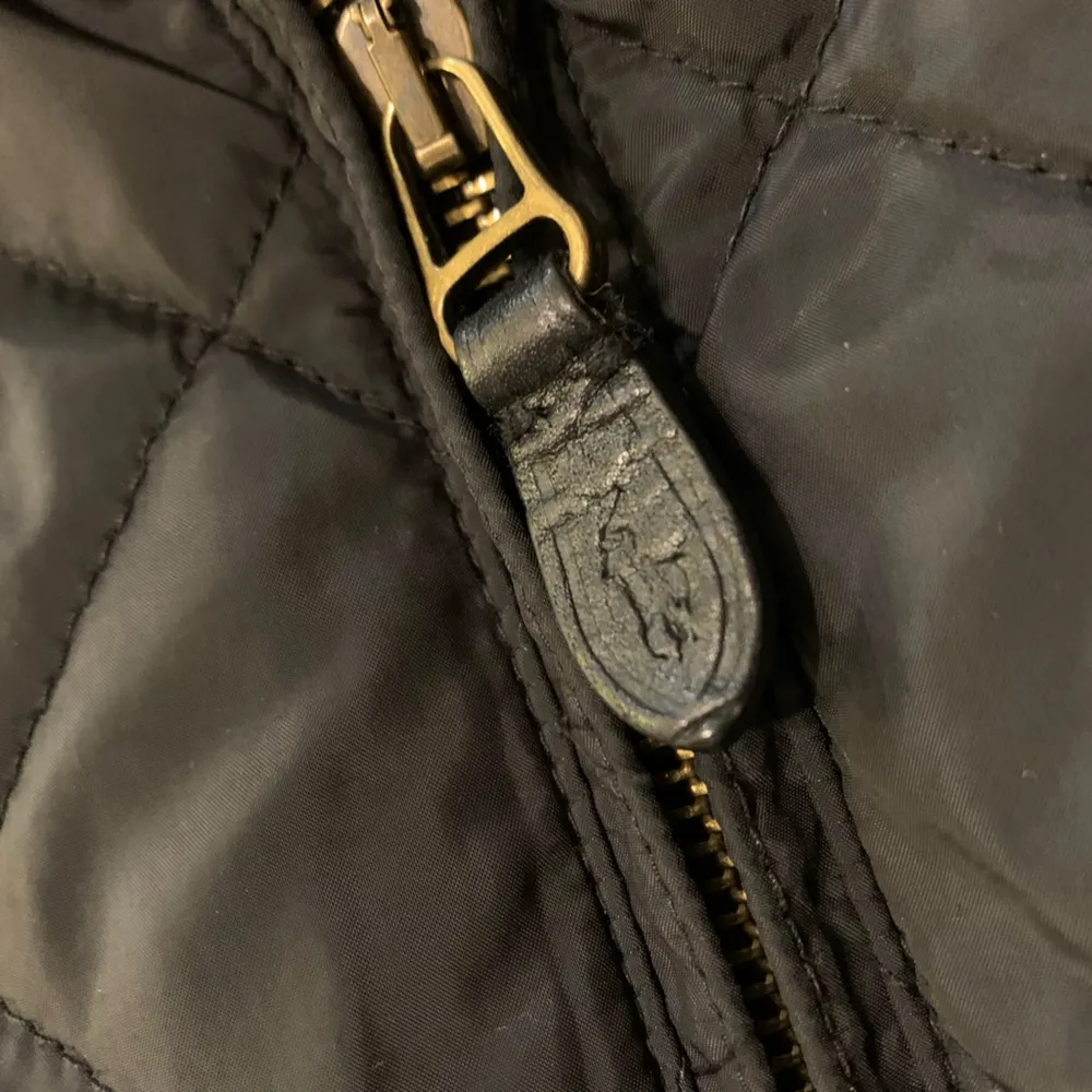 Ralph Lauren Blue Label Black Quilted Zip Classic Puffer Vest Pony Logo Preppy L Size L - Image 11