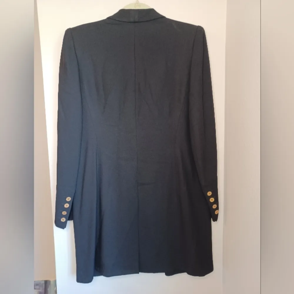 Vintage Sonia Rykiel Black Suit Jacket / Blazer and Pants Size M - Image 7