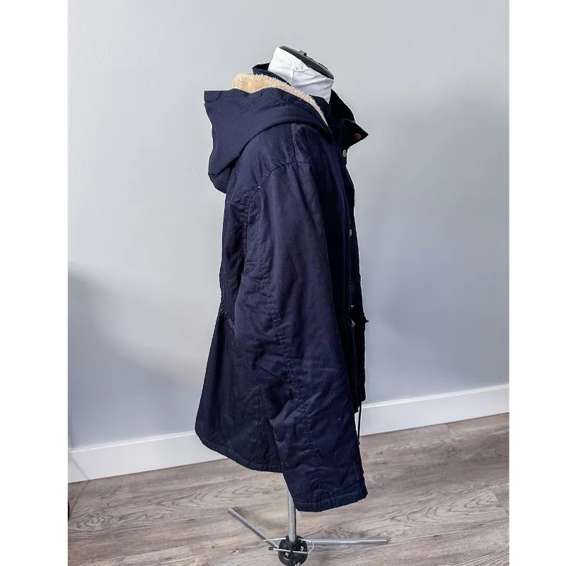 C-Esttoi Navy Fuzzy Lined Jacket - Size 3XL - Image 4