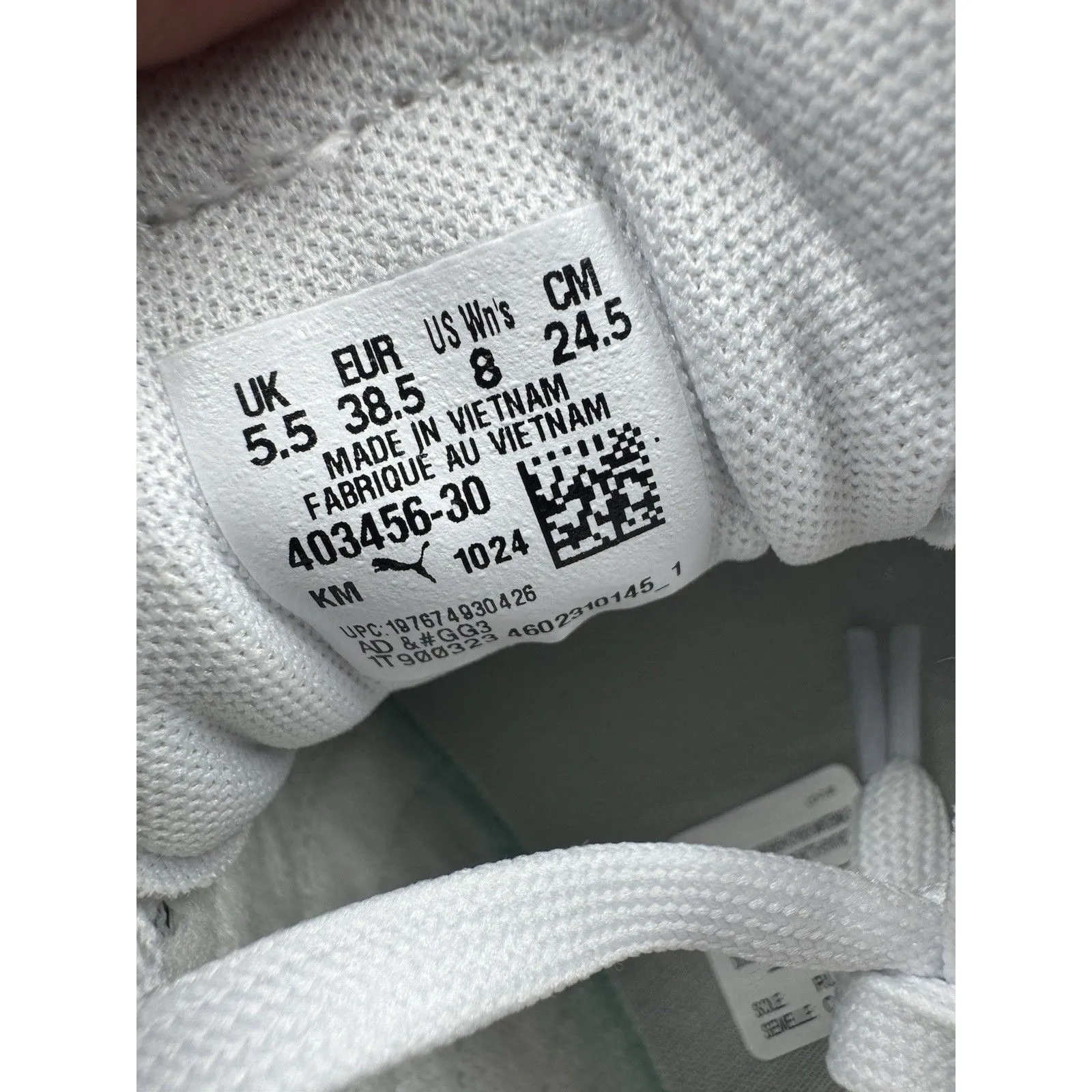 PUMA Court Sneaker, White, Women's Casual Low Top Leather Shoes Size 8 NEW - Image 9