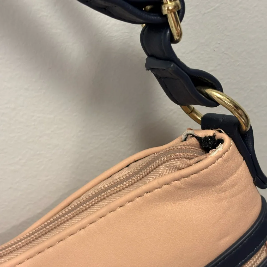 Stone & Co. 3 piece Navy and Pink Crossbody Bag w/ makeup bag & wallet Blue - Image 11