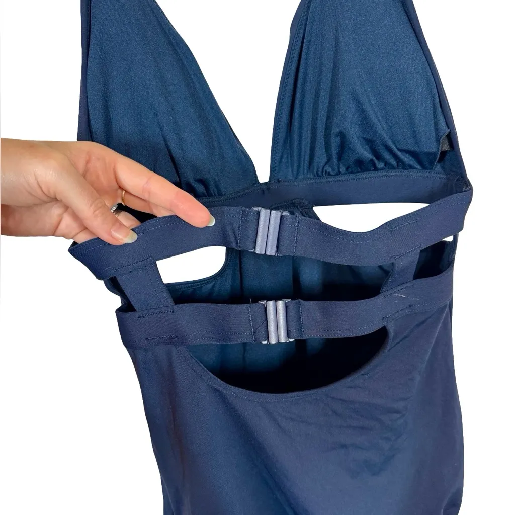 Anthropologie Seafolly Active Halter Cutout One-Piece Bathing Suit AU14/US10 - Image 7