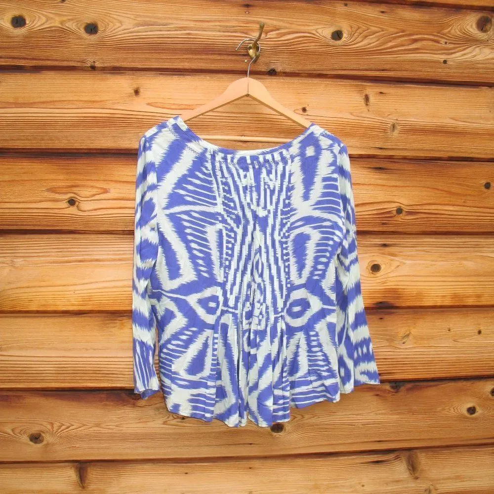 NWT Anthro Vanessa Virginia Mahdia Ikat Top - Image 5