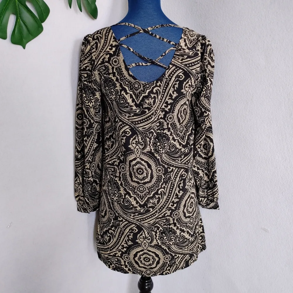 Blu Pepper Boho Paisley Sheath Dress - Image 4