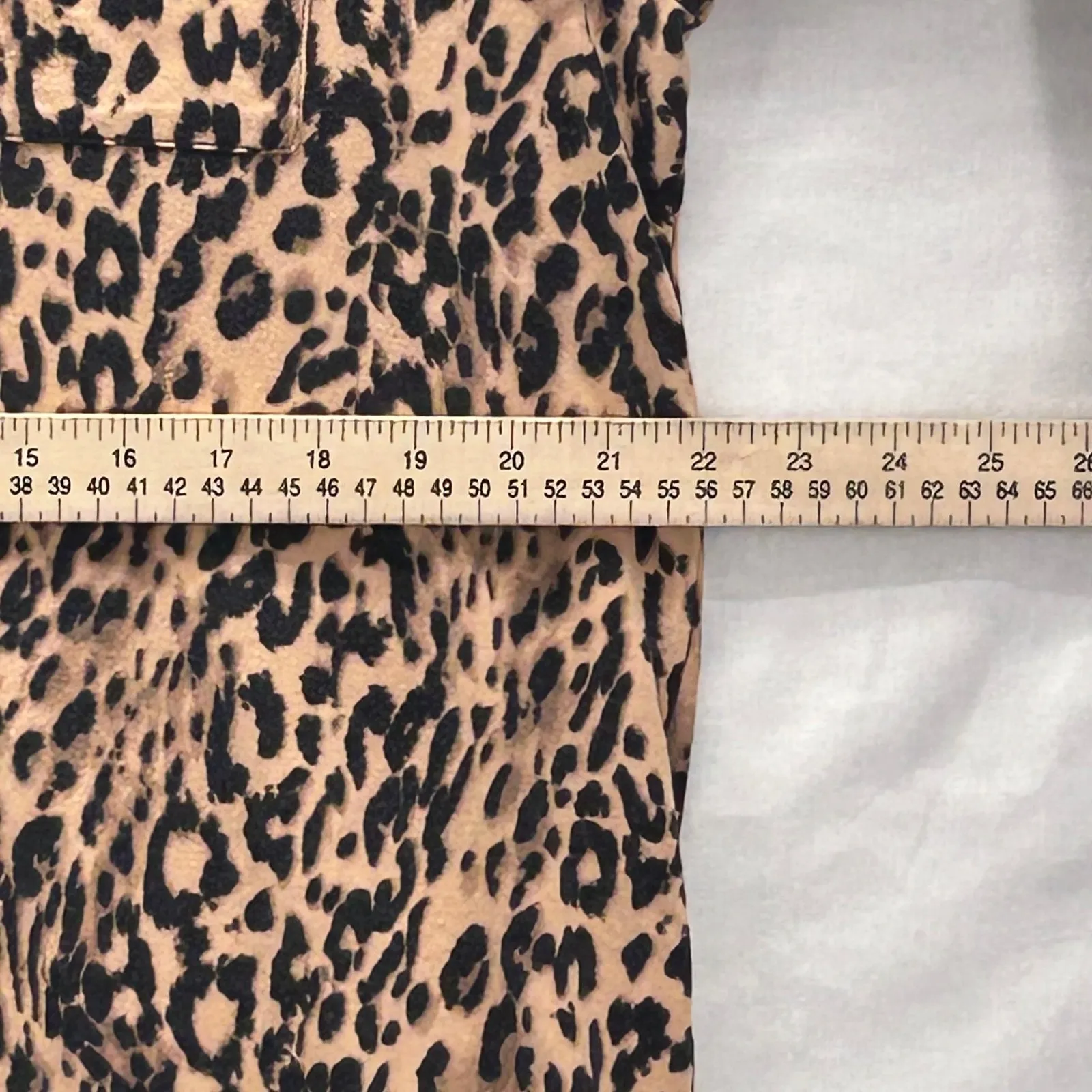 Soma‎ Sleep Dress XL Leopard Print Longe Warm Comfy Loose Neutral Animal Print - Image 13