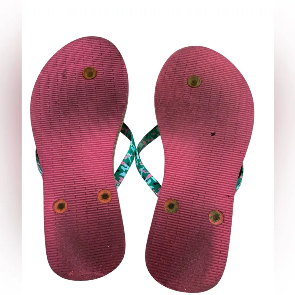 Vera Bradley‎ Flip Flop Tropical Paradise Sandals Size 5-6 - Image 5