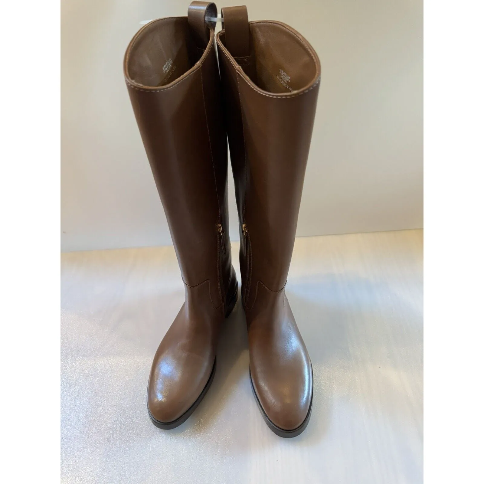 Tory Burch The Riding Boot Size 8 Palissandro (Royal Tan) Color $648 - Image 14