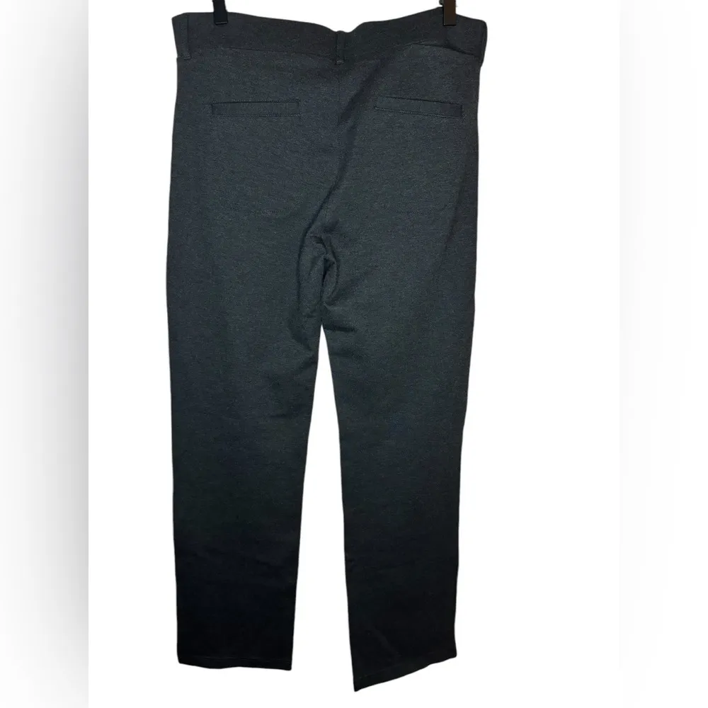 Betabrand Straight Leg 7 Pocket Dress Yoga Pant Size LP Charcoal Grey - Image 6