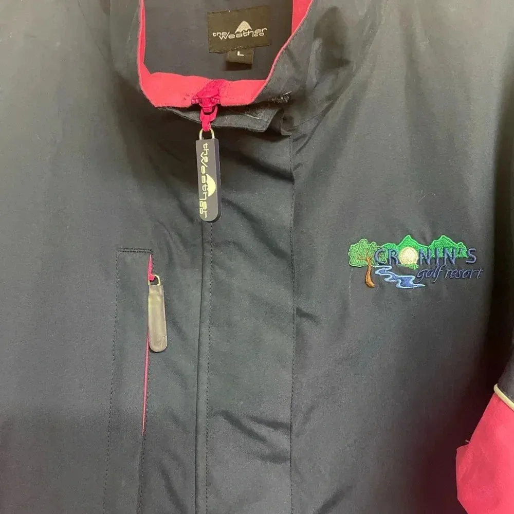 The Weather Co. woman’s golf rain Jacket size large Blue - Image 5